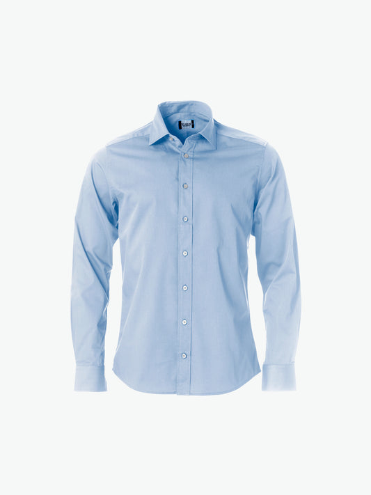 Clique Clark Shirt - Lichtblauw Overhemd Clique XS