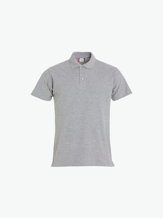 Clique Basic Polo - Grijsmelange Polo Clique XS