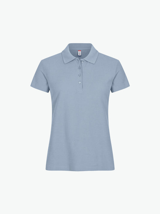 Clique Basic Polo Women - Zachtblauw Polo Dames Clique XS