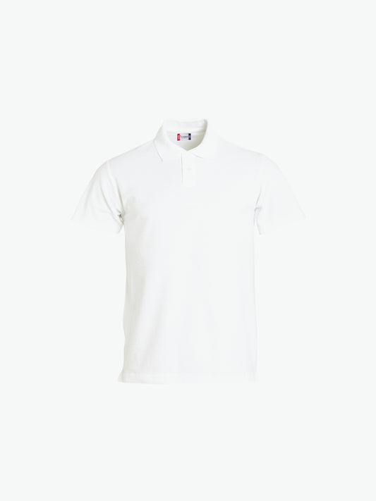 Clique Basic Polo S/S Junior - Wit Polo Junior Clique 90/100
