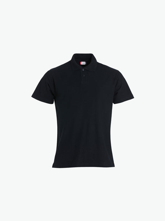Clique Basic Polo S/S Junior - Zwart Polo Junior Clique 90/100