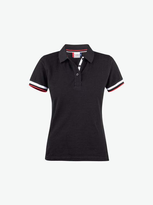 Clique Newton Polo Women - Zwart Polo Dames Clique S