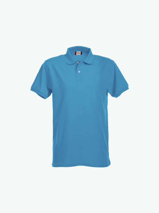 Clique Stretch Premium Polo - Turquoise Polo Clique XS