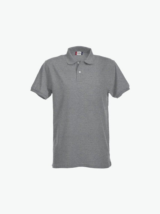 Clique Stretch Premium Polo - Grijsmelange Polo Clique XS