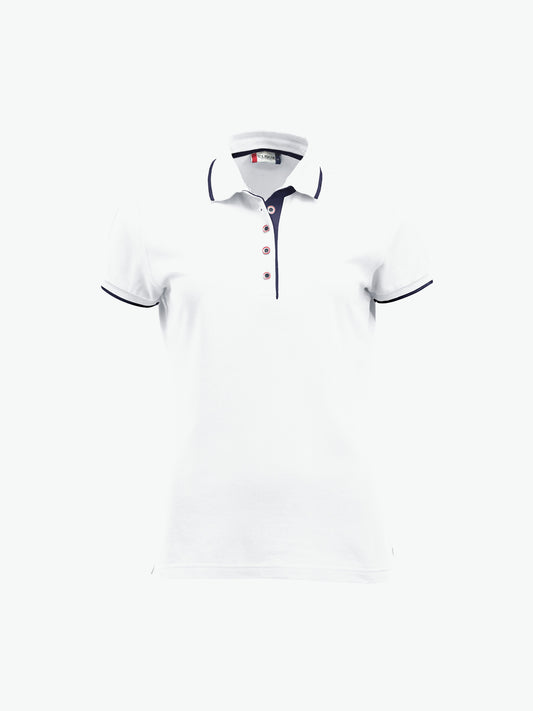 Clique Seattle Polo Women - Wit Polo Dames Clique S