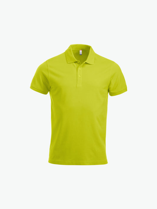 Clique Classic Lincoln S/S Polo - Signaalgroen Polo Clique XS
