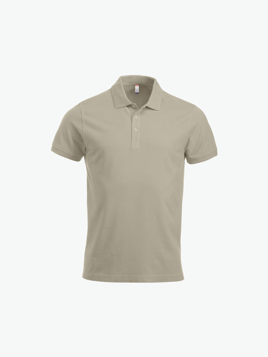 Clique Classic Lincoln S/S Polo - Licht Khaki Polo Clique XS
