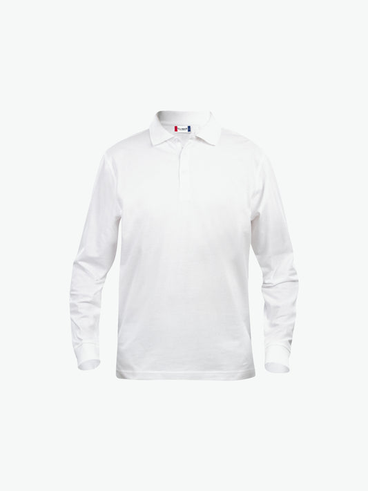 Clique Classic Lincoln L/S Polo - Wit Polo Clique XS