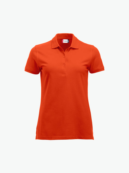 Clique Classic Marion S/S Polo - Dieporanje Polo Dames Clique XS