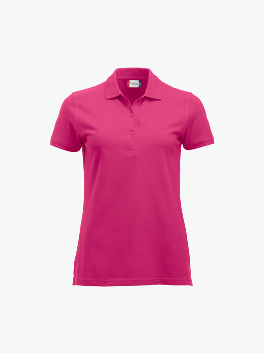 Clique Classic Marion S/S Polo - Helder Kersen Polo Dames Clique XS
