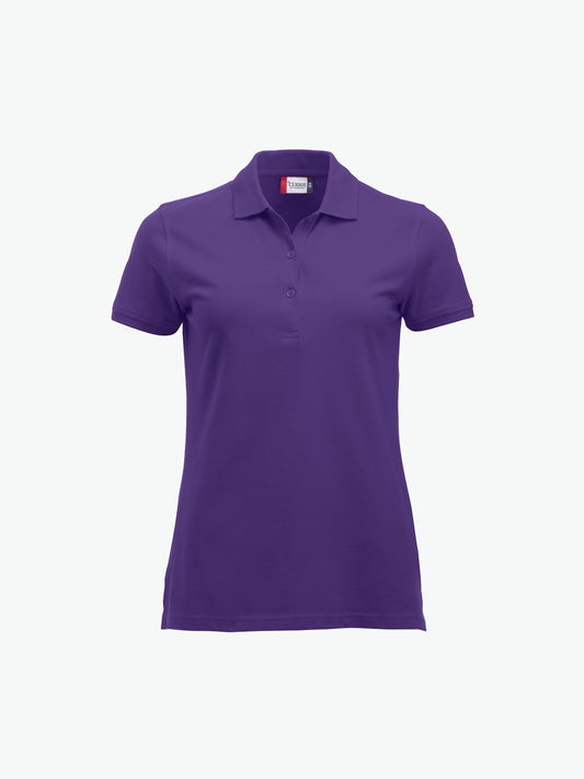 Clique Classic Marion S/S Polo - Helder Lila Polo Dames Clique XS