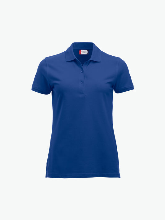 Clique Classic Marion S/S Polo - Blauw Polo Dames Clique XS