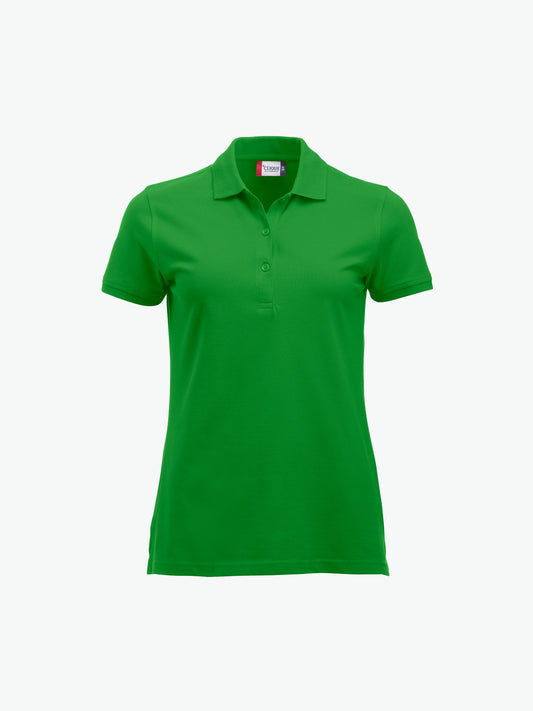 Clique Classic Marion S/S Polo - Appelgroen Polo Dames Clique XS