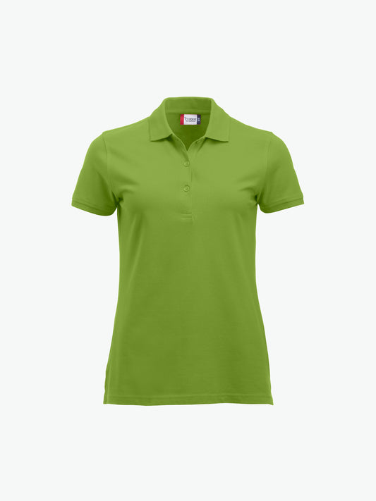 Clique Classic Marion S/S Polo - Lichtgroen Polo Dames Clique XS