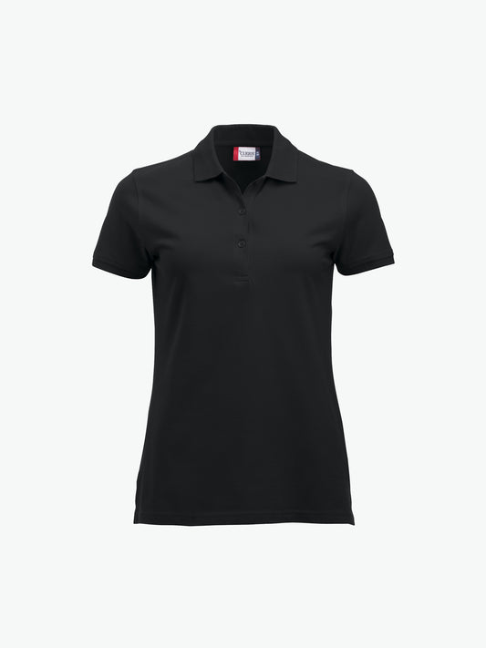 Clique Classic Marion S/S Polo - Zwart Polo Dames Clique XS