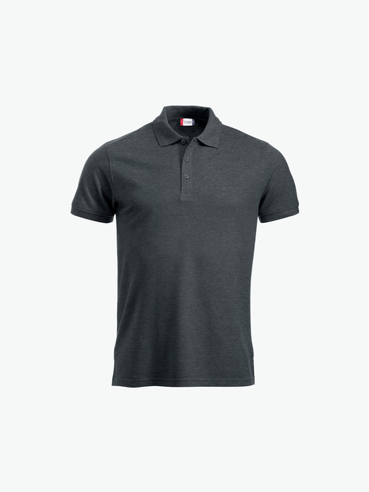 Clique Manhattan Polo - Antraciet Melange Polo Clique XS