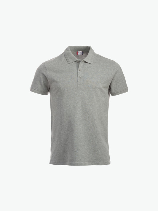 Clique Manhattan Polo - Grijsmelange Polo Clique XS