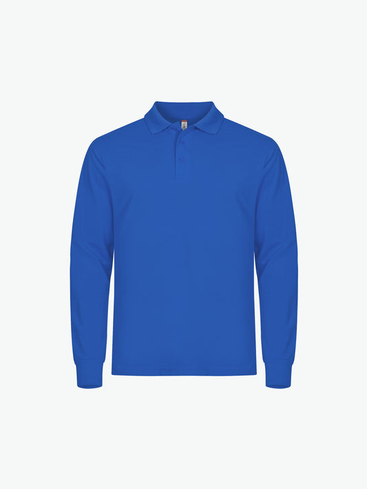 Clique Manhattan L/S Polo - Kobalt Polo Clique XS