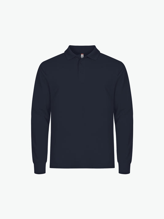 Clique Manhattan L/S Polo - Dark Navy Polo Clique XS