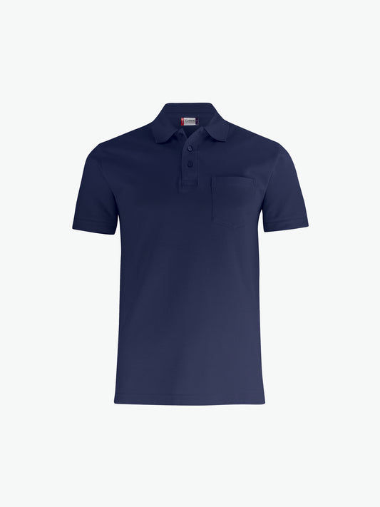 Clique Basic Polo w. Pocket - Dark Navy Polo Clique XS