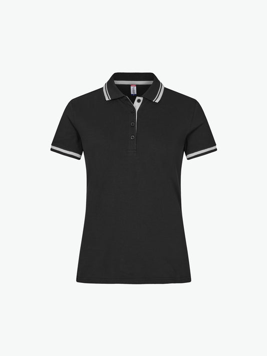 Clique Astoria Polo - Zwart Polo Dames Clique XS