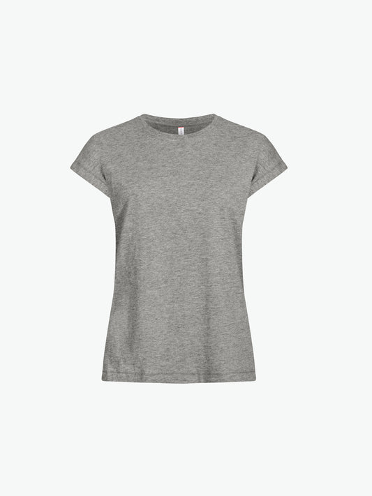 Clique Fashion Top Women - Grijsmelange T-Shirt Dames Clique XS