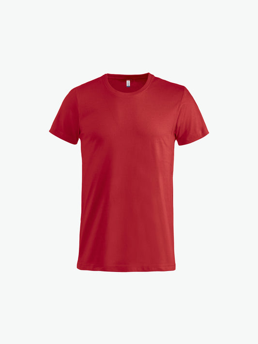 Clique Basic-T - Rood T-Shirt Clique xs