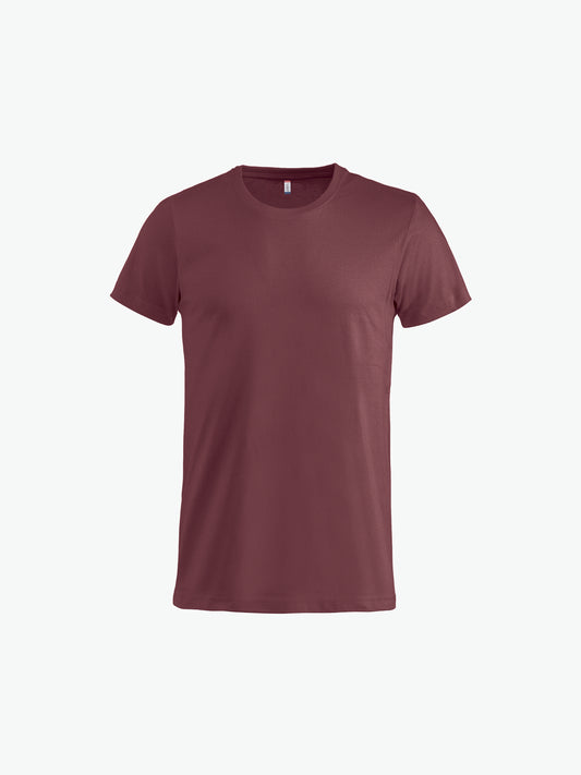 Clique Basic-T - Bordeaux T-Shirt Clique XS