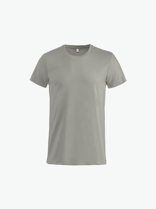 Clique Basic-T - Zilvergrijs T-Shirt Clique XS