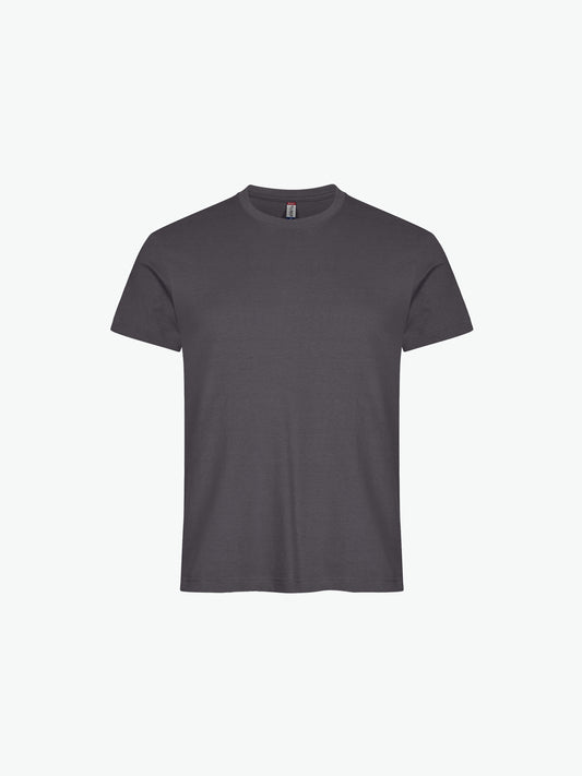 Clique Basic-T - Metaalgrijs T-Shirt Clique XS
