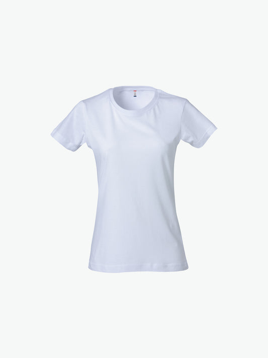 Clique Basic-T Women - Wit T-Shirt Dames Clique XS