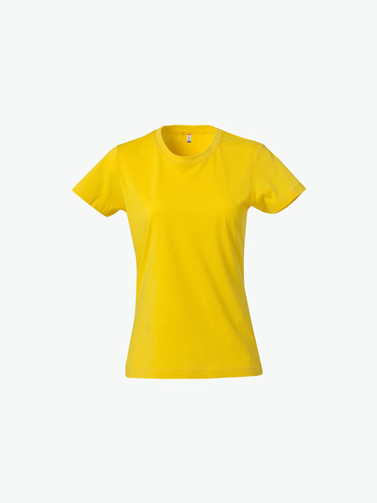 Clique Basic-T Women - Lemon T-Shirt Dames Clique XS