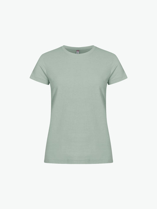 Clique Basic-T Women - Saliegroen T-Shirt Dames Clique XS