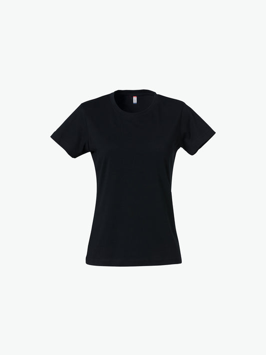 Clique Basic-T Women - Zwart T-Shirt Dames Clique XS