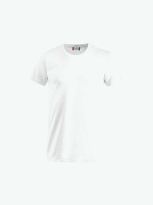 Clique Basic-T Junior - Wit T-Shirt Junior Clique 90/100