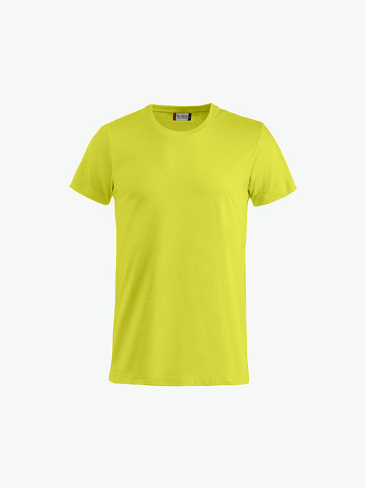 Clique Basic-T Junior - Signaalgroen T-Shirt Junior Clique 90/100