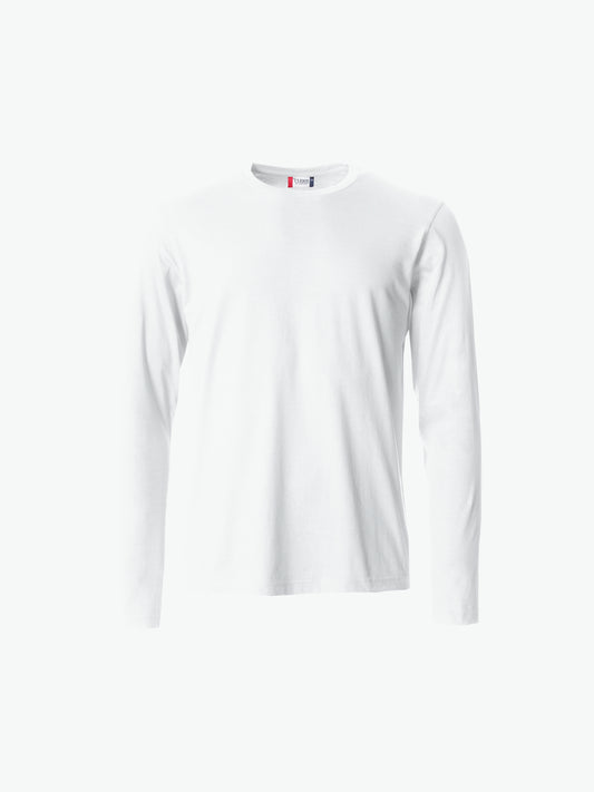 Clique Basic-T L/S - Wit T-Shirt Clique XS