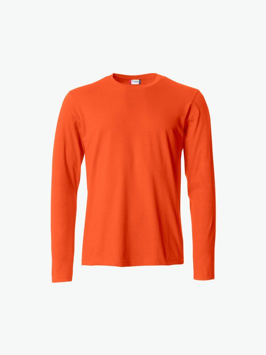 Clique Basic-T L/S - Dieporanje T-Shirt Clique XS