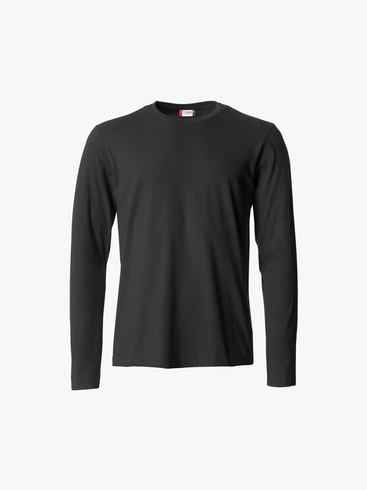 Clique Basic-T L/S - Zwart T-Shirt Clique XS