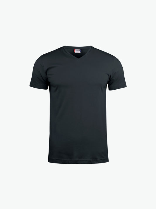 Clique Basic-T V-neck - Zwart T-Shirt Clique XS