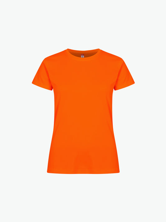 Clique Basic Active-T Women - Signaaloranje T-Shirt Dames Clique XS