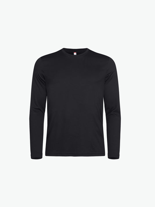 Clique Basic Active-T LS - Zwart T-Shirt Clique XS