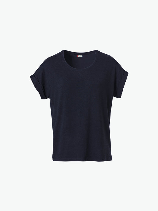 Clique Katy - Dark Navy T-Shirt Dames Clique XS