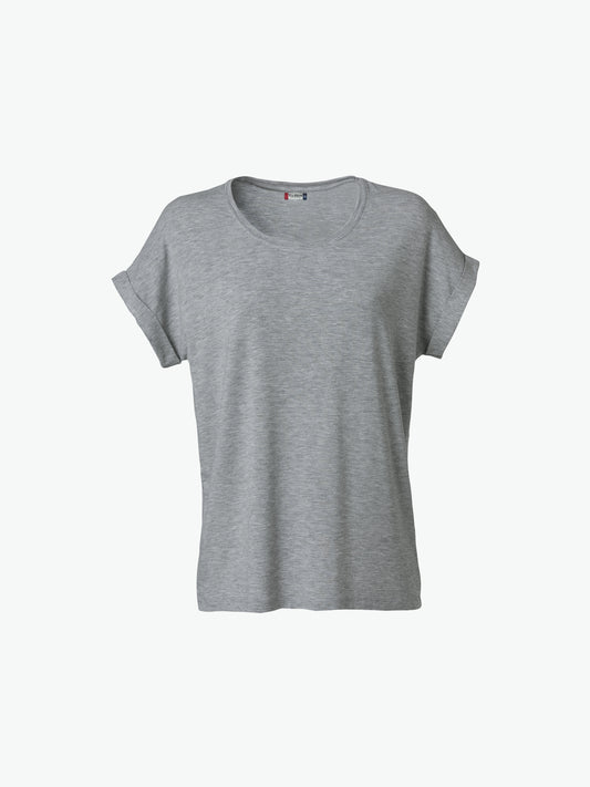 Clique Katy - Grijsmelange T-Shirt Dames Clique XS