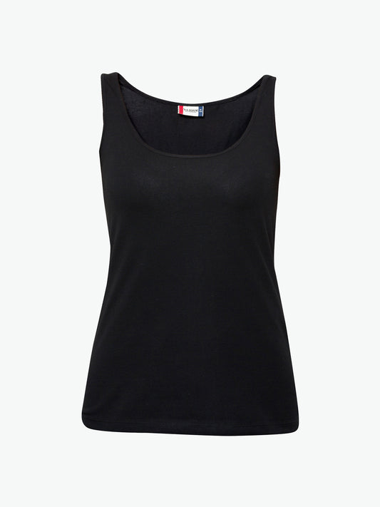 Clique Carolina Tanktop - Zwart T-Shirt Dames Clique S