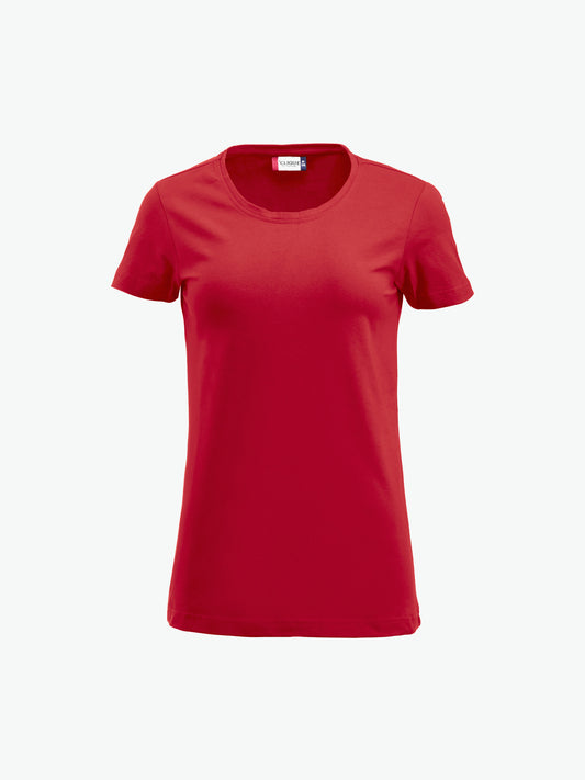 Clique Carolina S/S - Rood T-Shirt Dames Clique S
