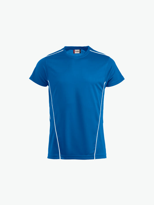 Clique Ice Sport-T - Kobalt/Wit T-Shirt Clique