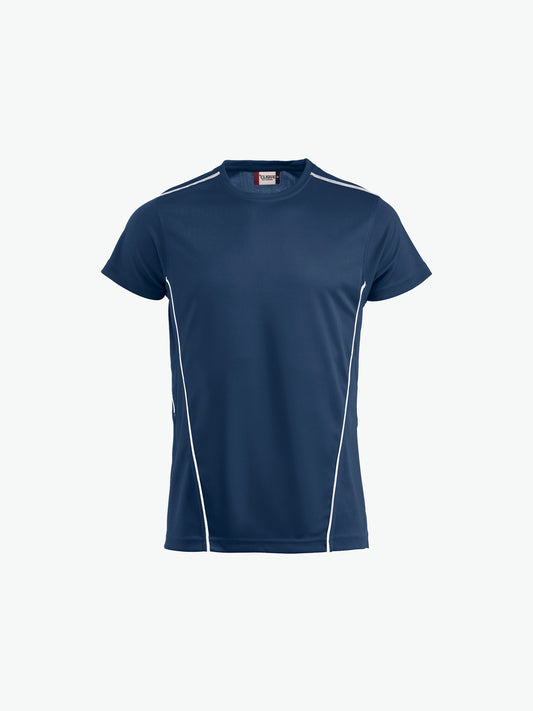 Clique Ice Sport-T - Navy/Wit T-Shirt Clique XS