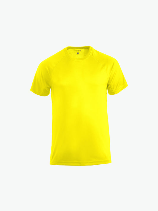 Clique Premium Active-T - Signaalgeel T-Shirt Clique S