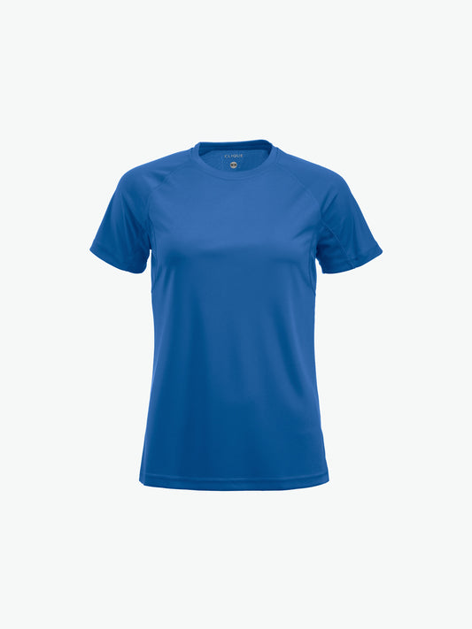 Clique Premium Active-T Women - Kobalt T-Shirt Dames Clique S